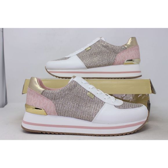 Michael Kors Glitter Chain Mesh White Gold 43S2MQFSAD Women's - Picture 4 of 8